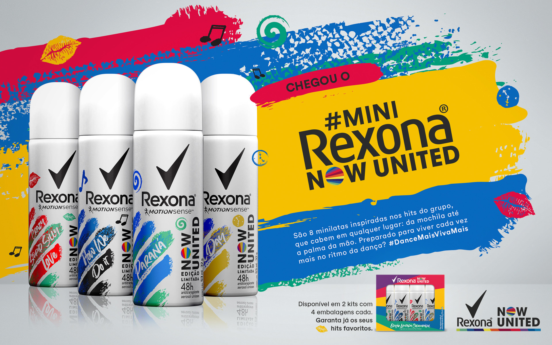 Rexona lança edição de minilatas colecionáveis Now United