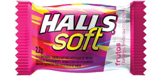 Halls apresenta a Soft Fruit Mix