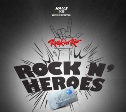 Halls recruta heróis para participar do Rock in Rio