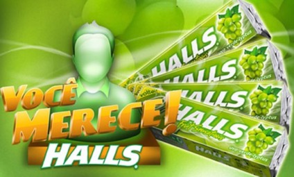 Halls Uva Verde retorna com busto de consumidores
