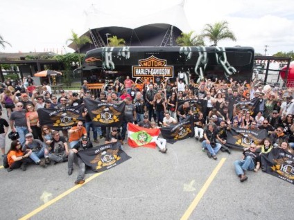 Evento da Harley Davidson reuniu mais de mil participantes