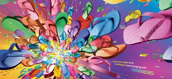 Havaianas promove flash mob em Copacabana