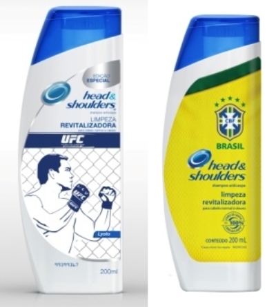 Head & Shoulders homenageia esportes nas embalagens