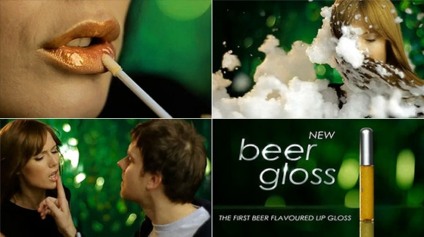 Heineken lançou gloss com sabor de cerveja