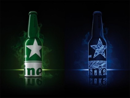 Desenhando com a Bottle Star da Heineken