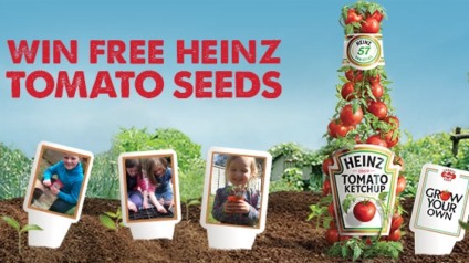 Heinz estimula ingleses a plantar tomates