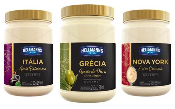 Sabores do mundo inspiram linha Gourmet de Hellmann's