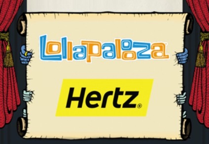 Hertz recepciona convidados no Lollapalooza