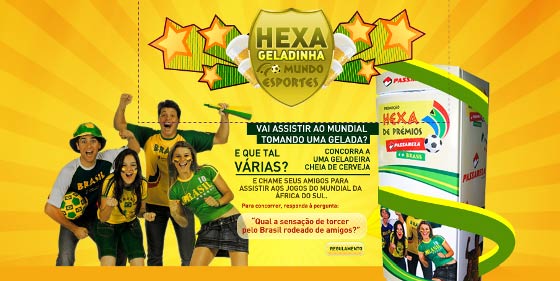 "Hexa Geladinha" é a ação promo da Passarela Calçados