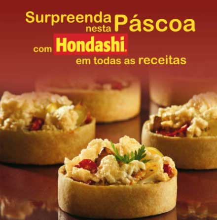 Hondashi com brinde no ponto de venda