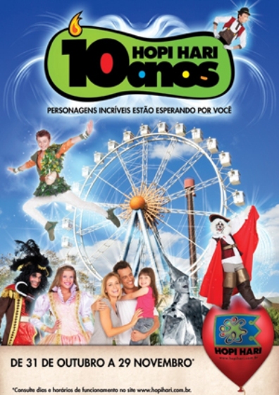 Hopi Hari é só festa no aniversário de dez anos