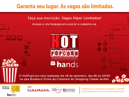 Garanta seu lugar no HotPopCorn