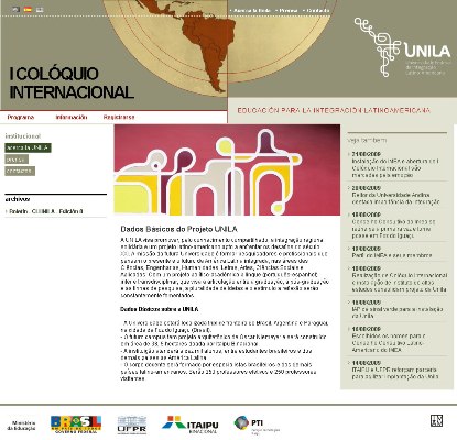 Imam cria hotsite para Unila