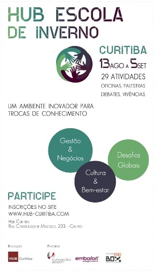 Hub Escola de Inverno promove ambiente inovador