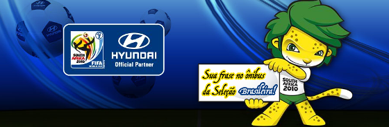 Promo da Hyundai põe nome no ônibus da Seleção