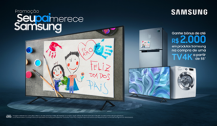 Samsung destaca o pai moderno e presente no dia a dia dos filhos