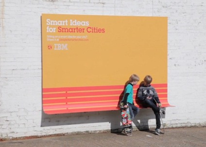 IBM cria outdoors para "Cidades Inteligentes"