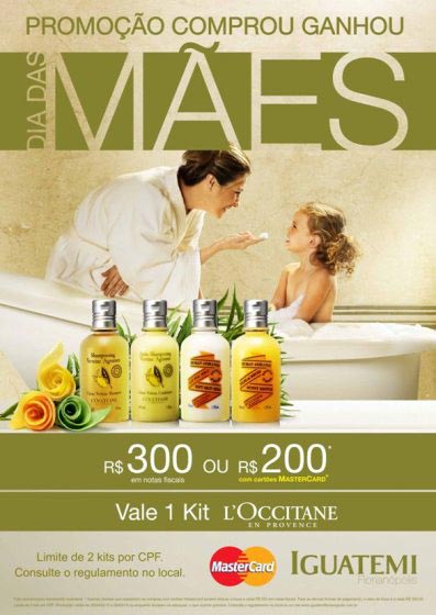 Iguatemi Florianópolis distribui Kits L´Occitane Iguatemi Florianópolis distribui Kits L´Occitane