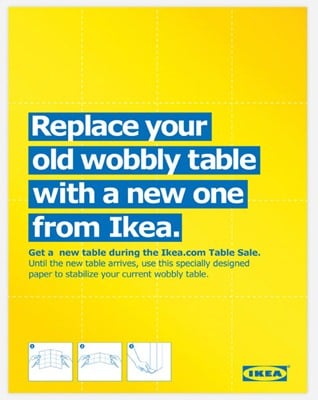 IKEA envia “gambiarra” em mala direta
