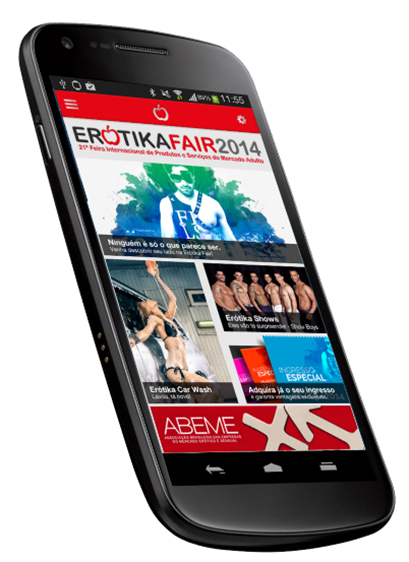 Aplicativo para celular é novidade na Erótika Fair