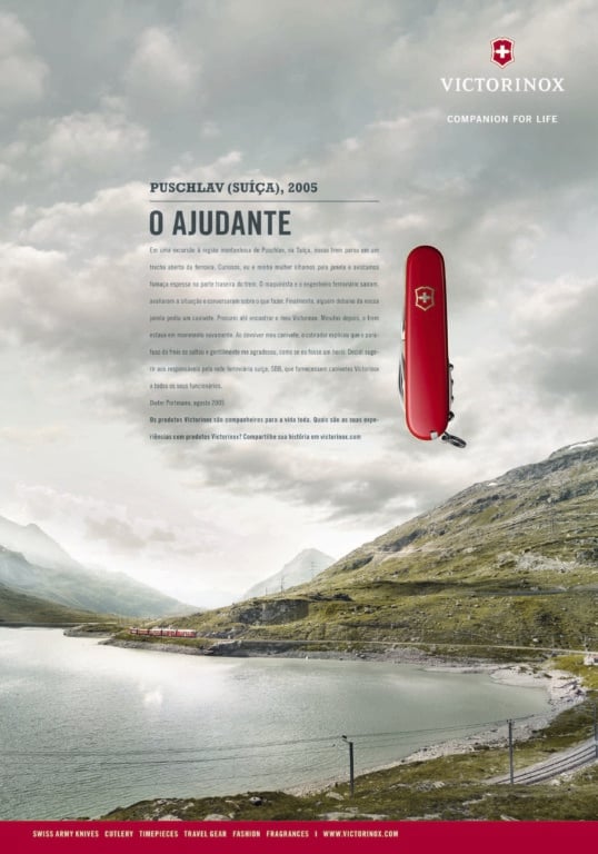 Victorinox conta histórias reais de seus consumidores