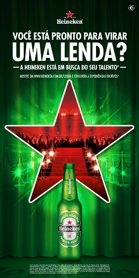Virando lenda na ação promocional da Heineken