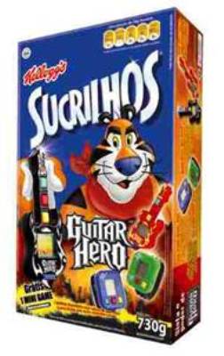 Sucrilhos tem Guitar Hero como brinde