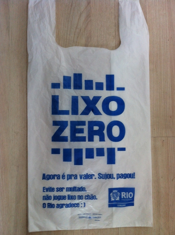 Prefeitura disponibiliza sacolas plásticas para Lixo Zero
