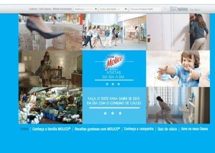 Interatividade é a novidade do novo site de Molico