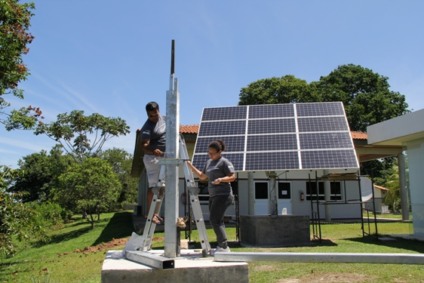 Mamirauá instala sistema de captação da energia solar 