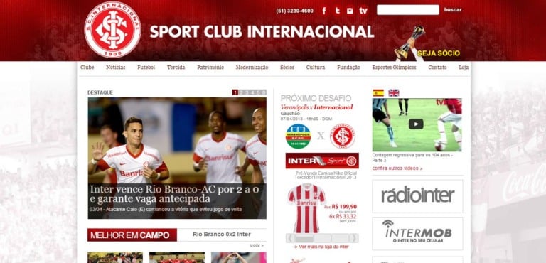 S.C Internacional: 104 anos de feitos relevantes