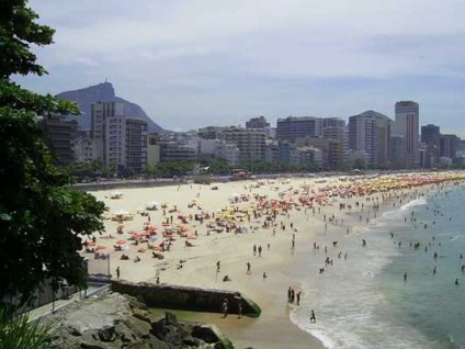Dançando em Ipanema para divulgar show
