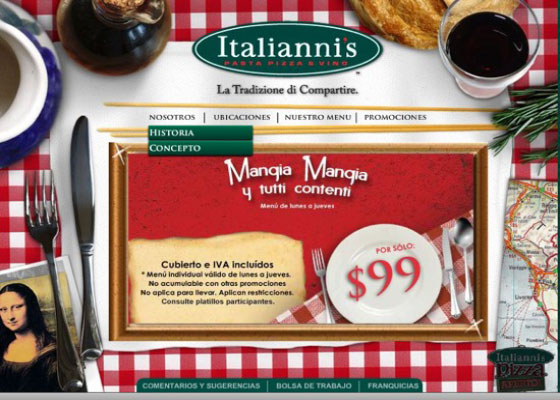 Italianni's comemora Dia da Massa com menu promocional