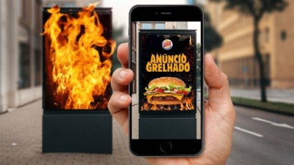 Burger King: A hora é de grelhar anúncio do concorrente