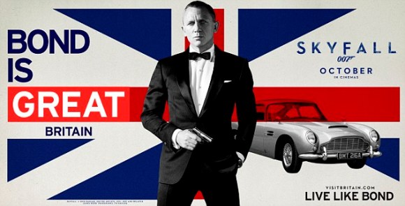 James Bond recebe missão de alavancar o turismo em UK
