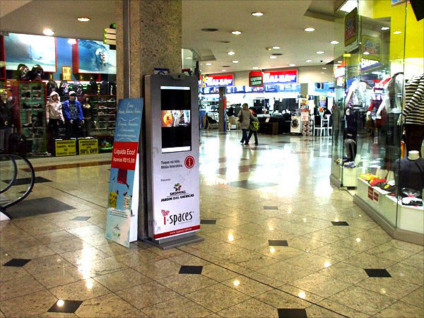 Jardim das Américas com displays interativos