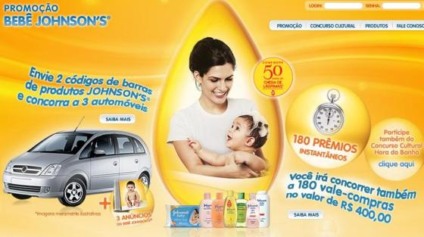 Promoção Bebê Johnson's agora é no YouTube
