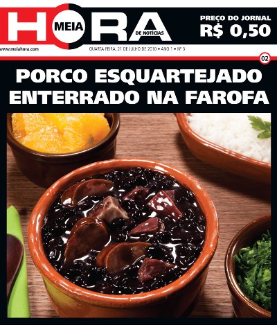 Espalhe com guerrilha para o Meia Hora Espalhe com guerrilha para o Meia Hora