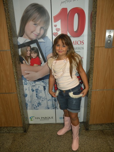 Jesuela Moro hoje no Caxias Shopping  