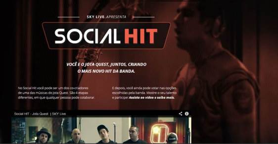 Jota Quest faz música colaborativa com o público