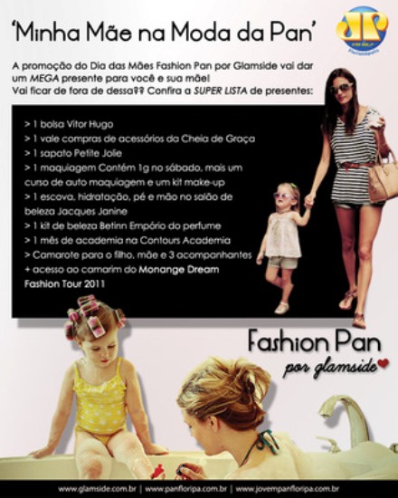 Pan Floripa com ações promo simultâneas para as mães