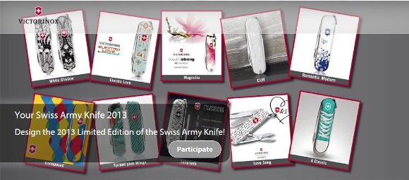 Victorinox quer que consumidor crie estampas para canivete