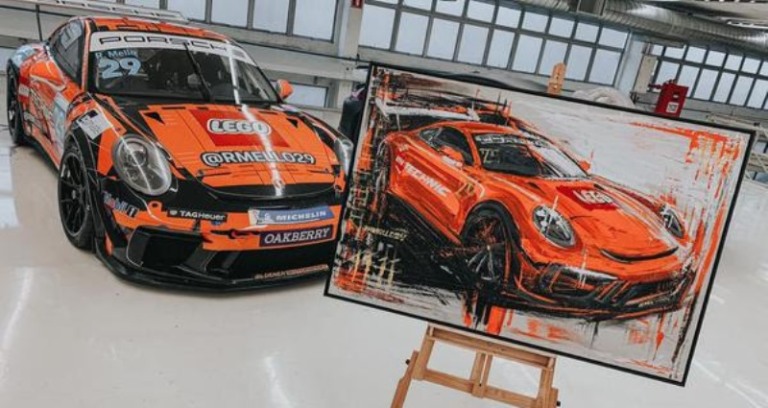 Piloto da Porsche Cup faz leilão beneficente