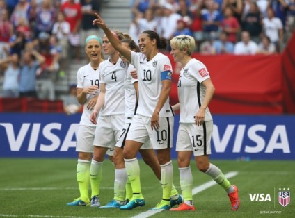 Patrocínio da Visa incentiva o futebol feminino