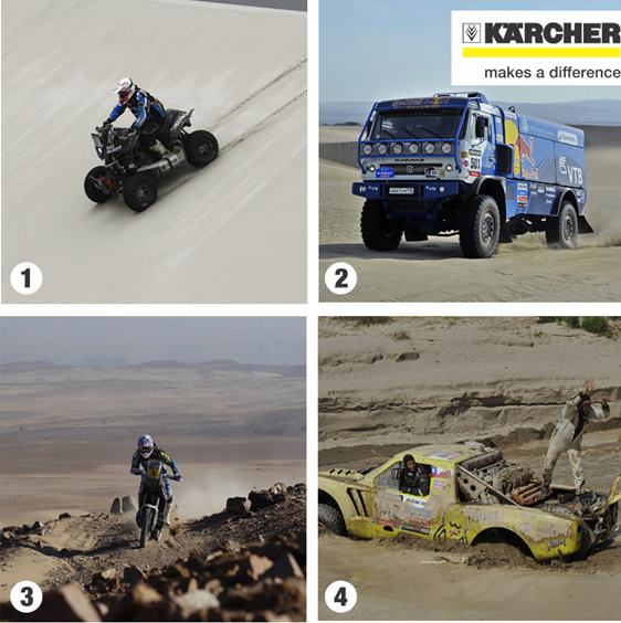 Kärcher aperfeiçoa estrutura no Rally Dakar