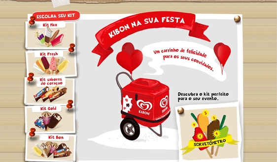 Kibon apresenta serviço delivery de picolés para festas