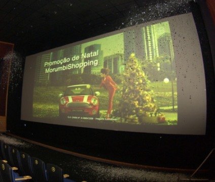 Circuito Digital fez nevar no Kinoplex Itaim