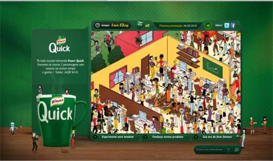 Knorr divulga sopas instantâneas em game digital