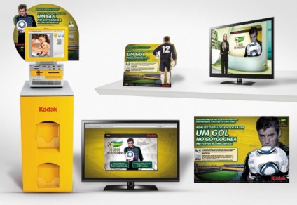 Jogando em Buenos Aires na ação promo da Kodak
