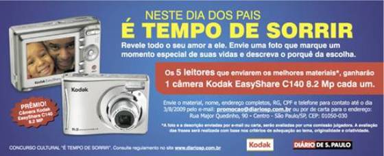 Diário de S. Paulo faz ação promo com Kodak